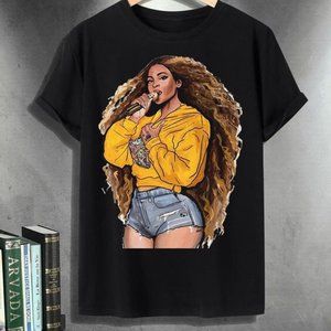Retro Beyoncé T-Shirt, Princess of Pop Homage Graphic Unisex Tshirt
